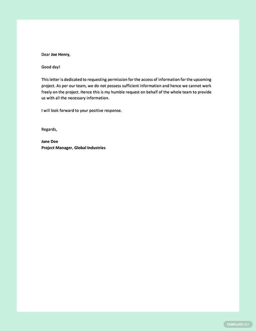 Permission Slip Template For Pet