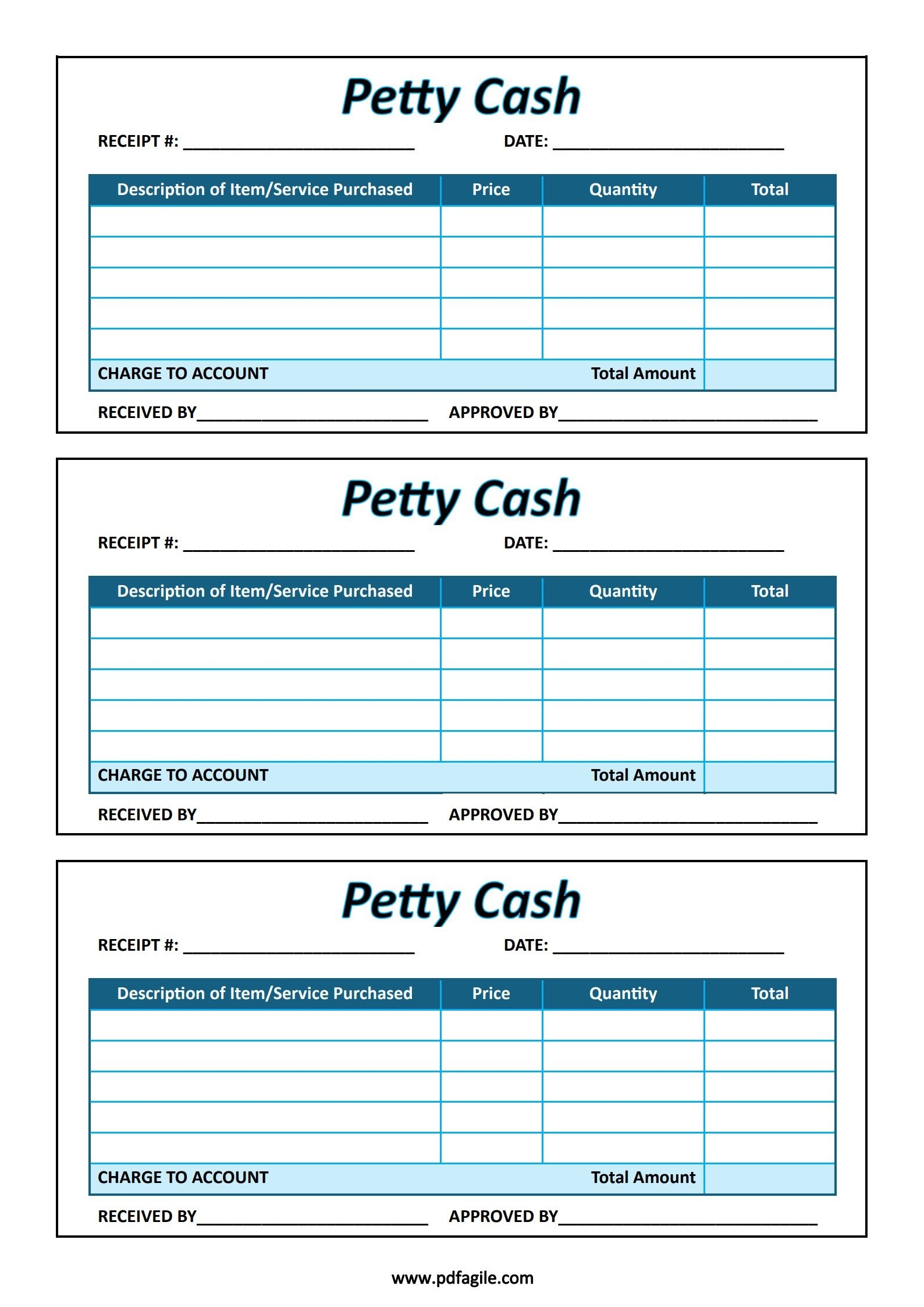 Money Slip Template