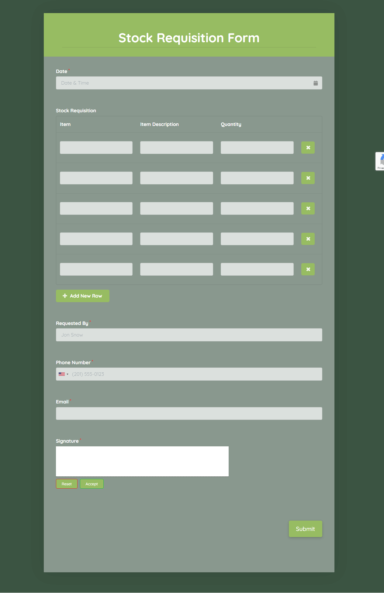 Petty Cash Request Slip Template