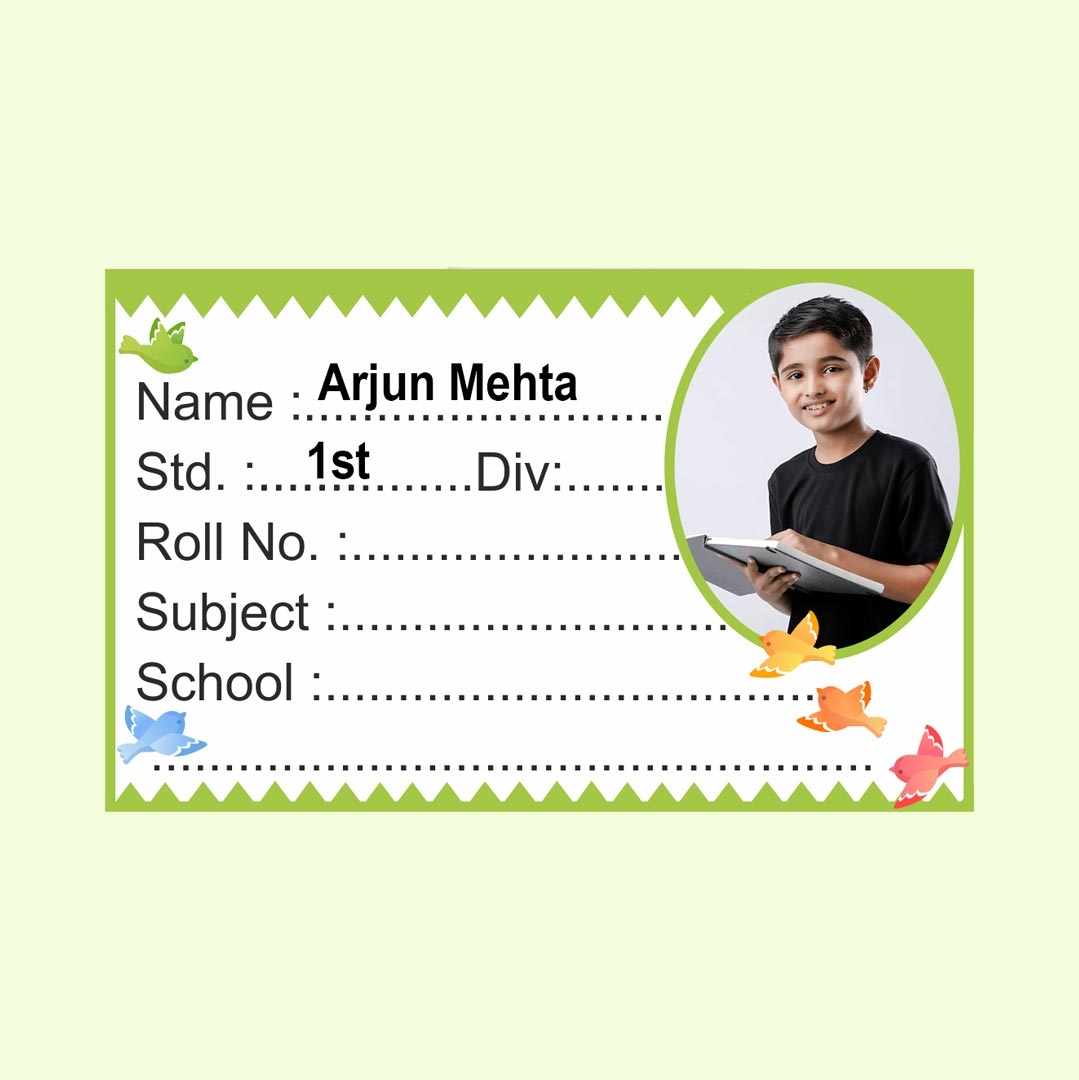 Photo Name Labels