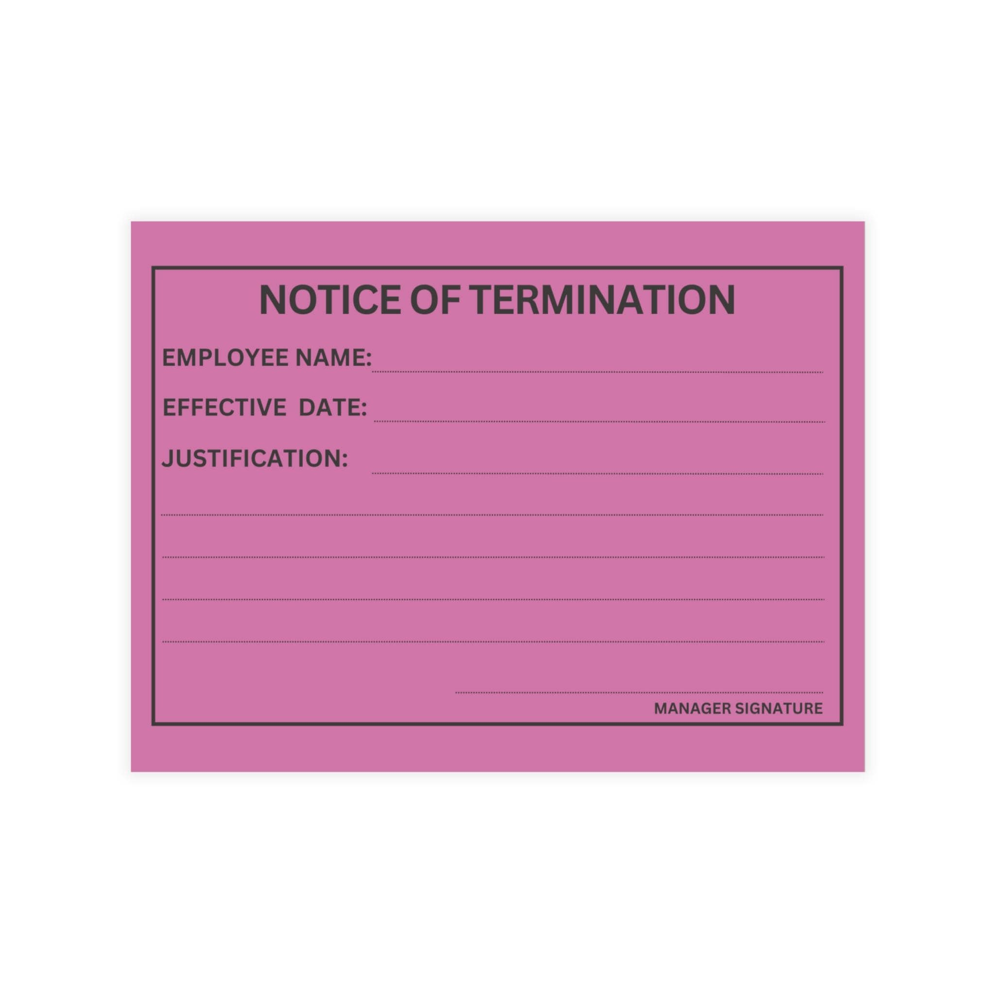 Pink Slip Postcards Etsy