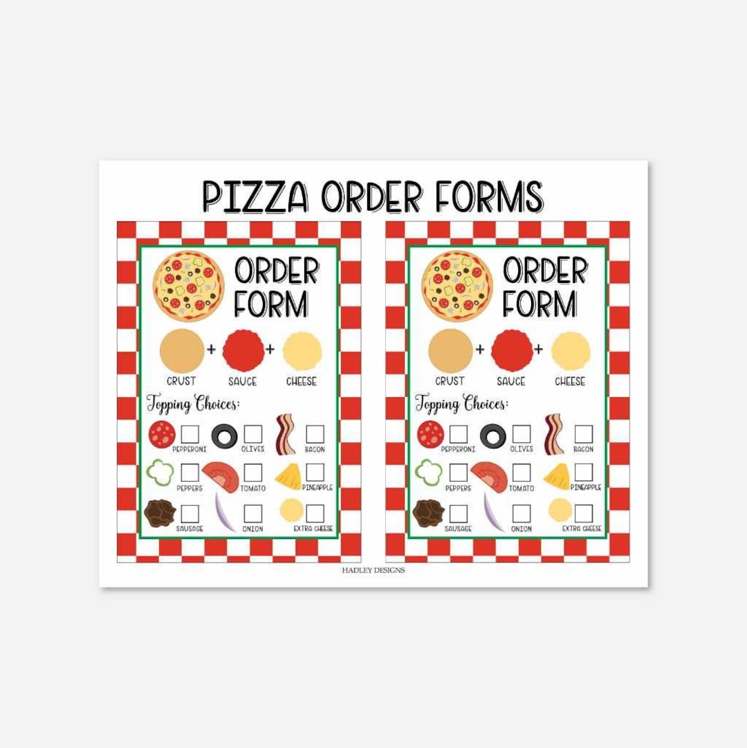 Permission Slip Template Pizza Party