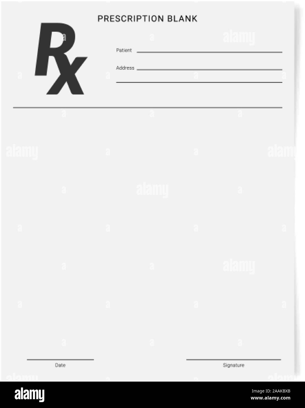 Prescription Pad Hi res Stock Photography And Images Alamy