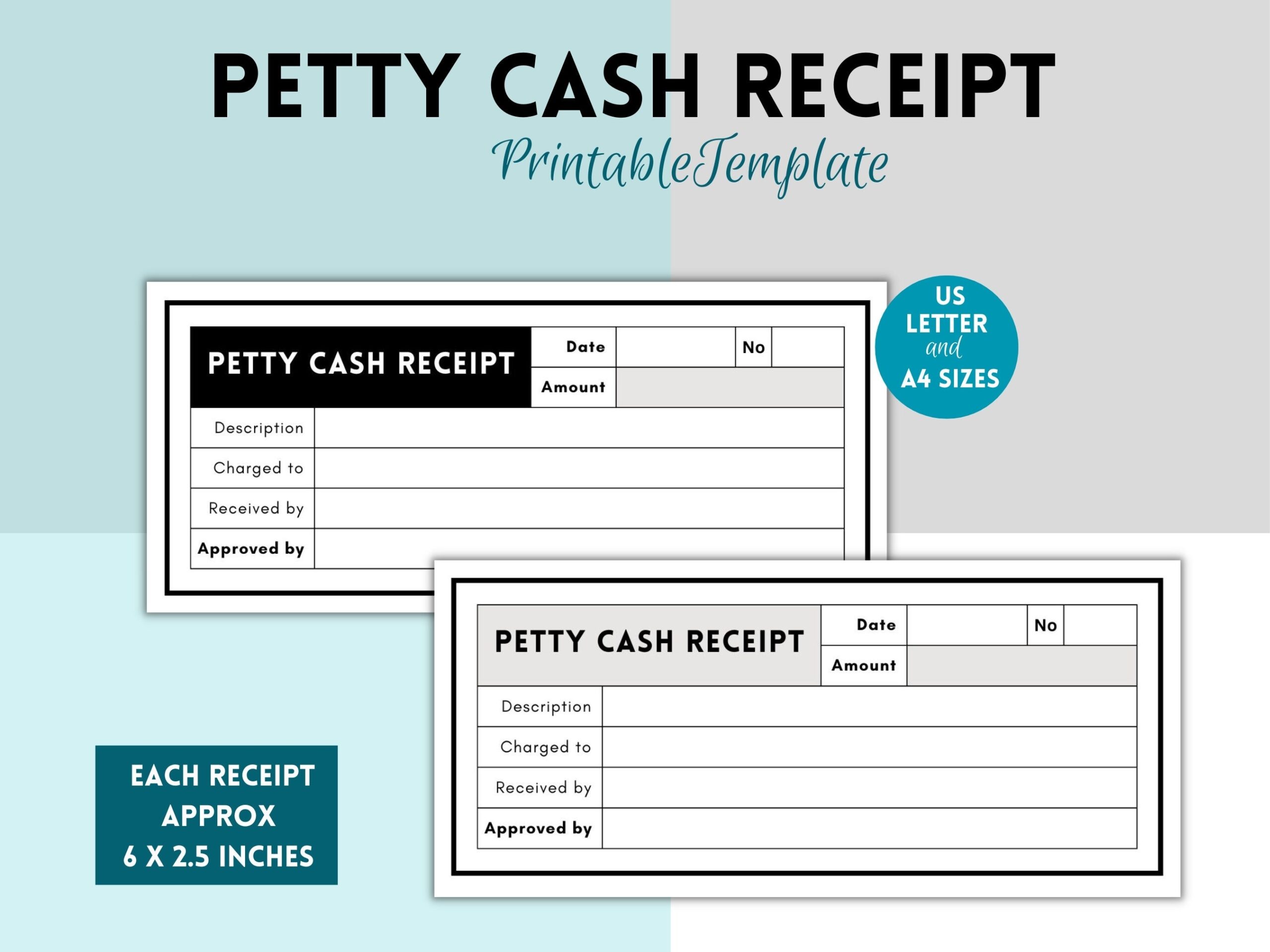 Printable Petty Cash Voucher Form Petty Cash Voucher Template 