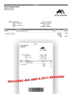 Shipstation Packing Slip Templates Printable Slip Templates