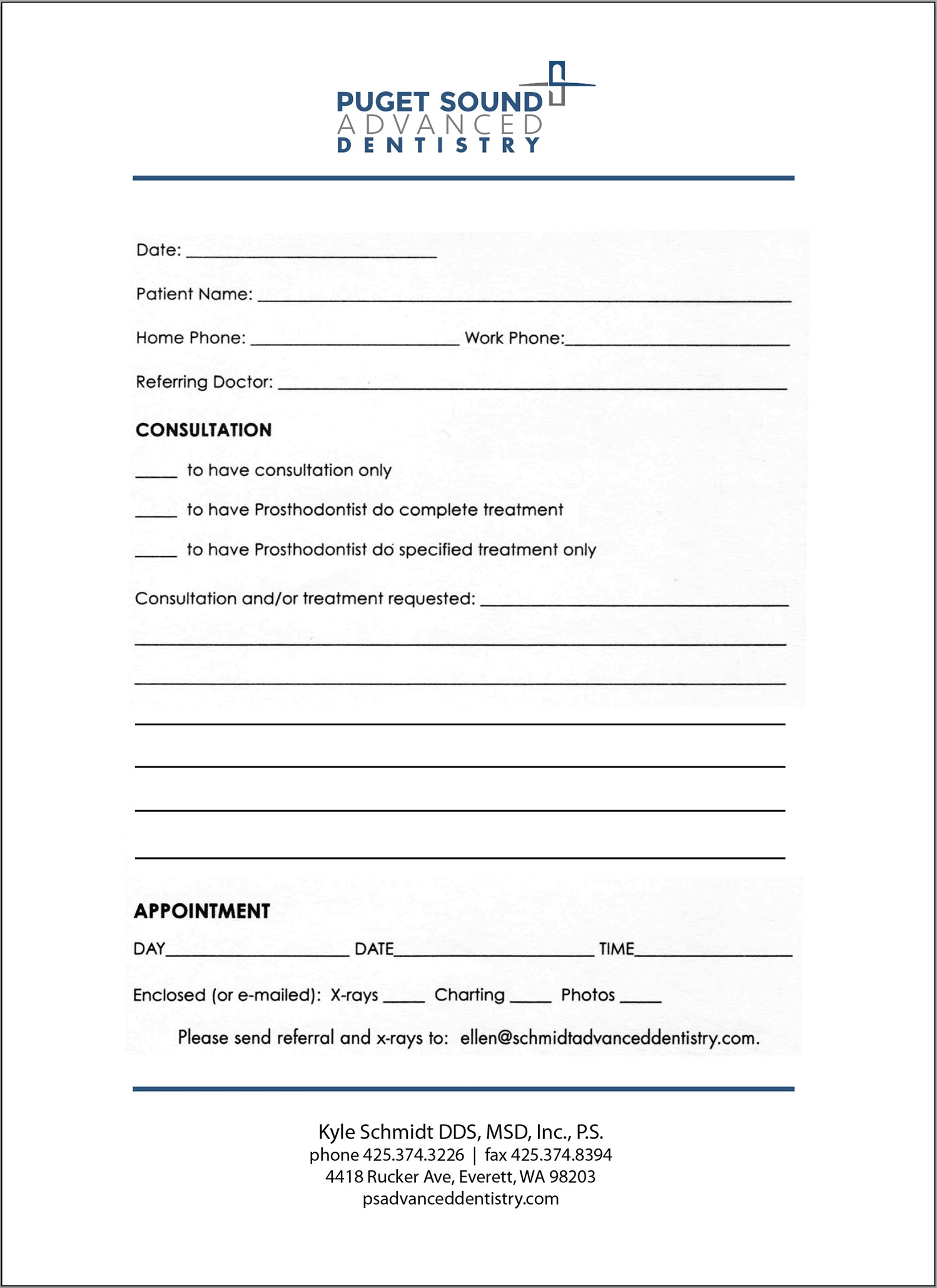 Referral Slip Template