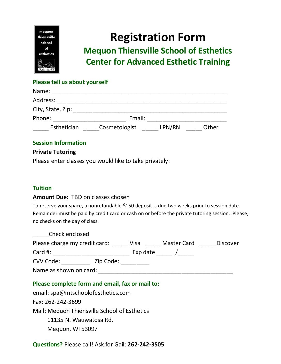 Tutoring Slip Template