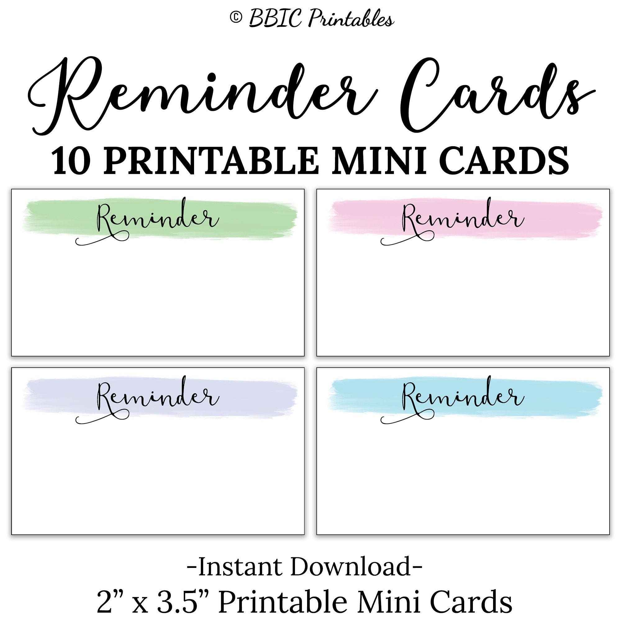 Reminder Slip Template