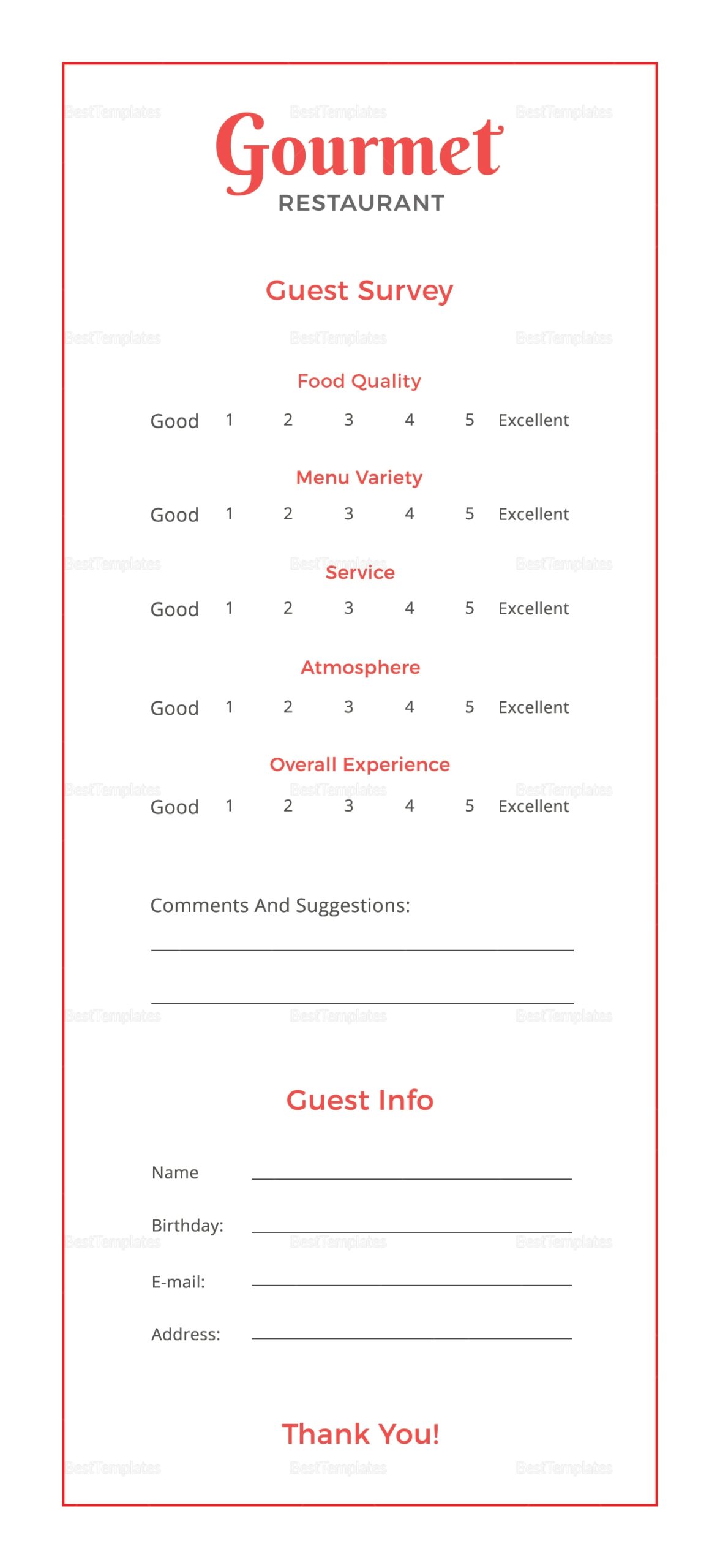 Comment Slip Template