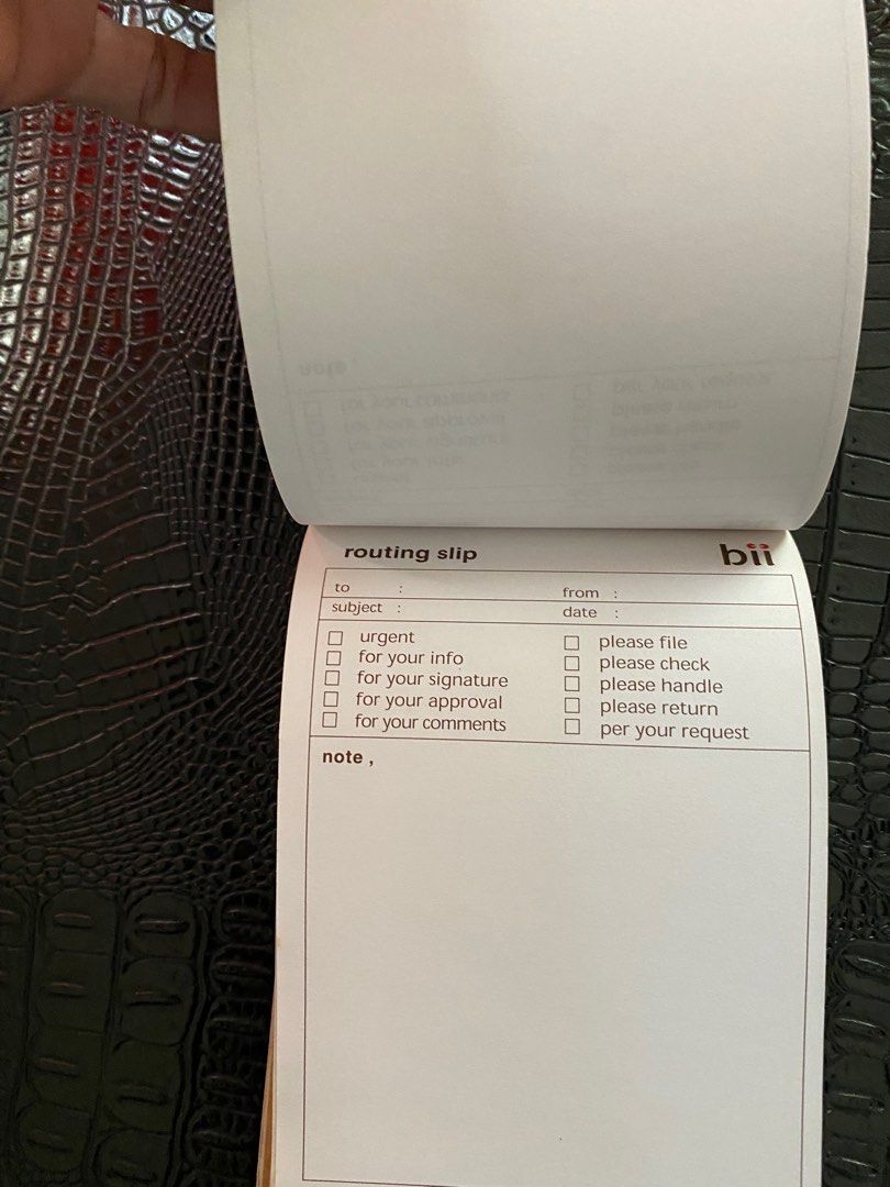 Routing Slip Template