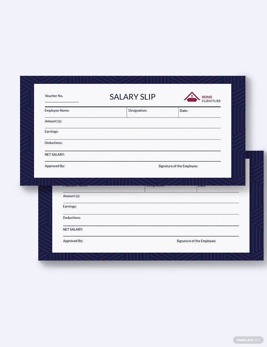 Salary Money Voucher Template In Pages Illustrator Word Publisher PSD Download Template