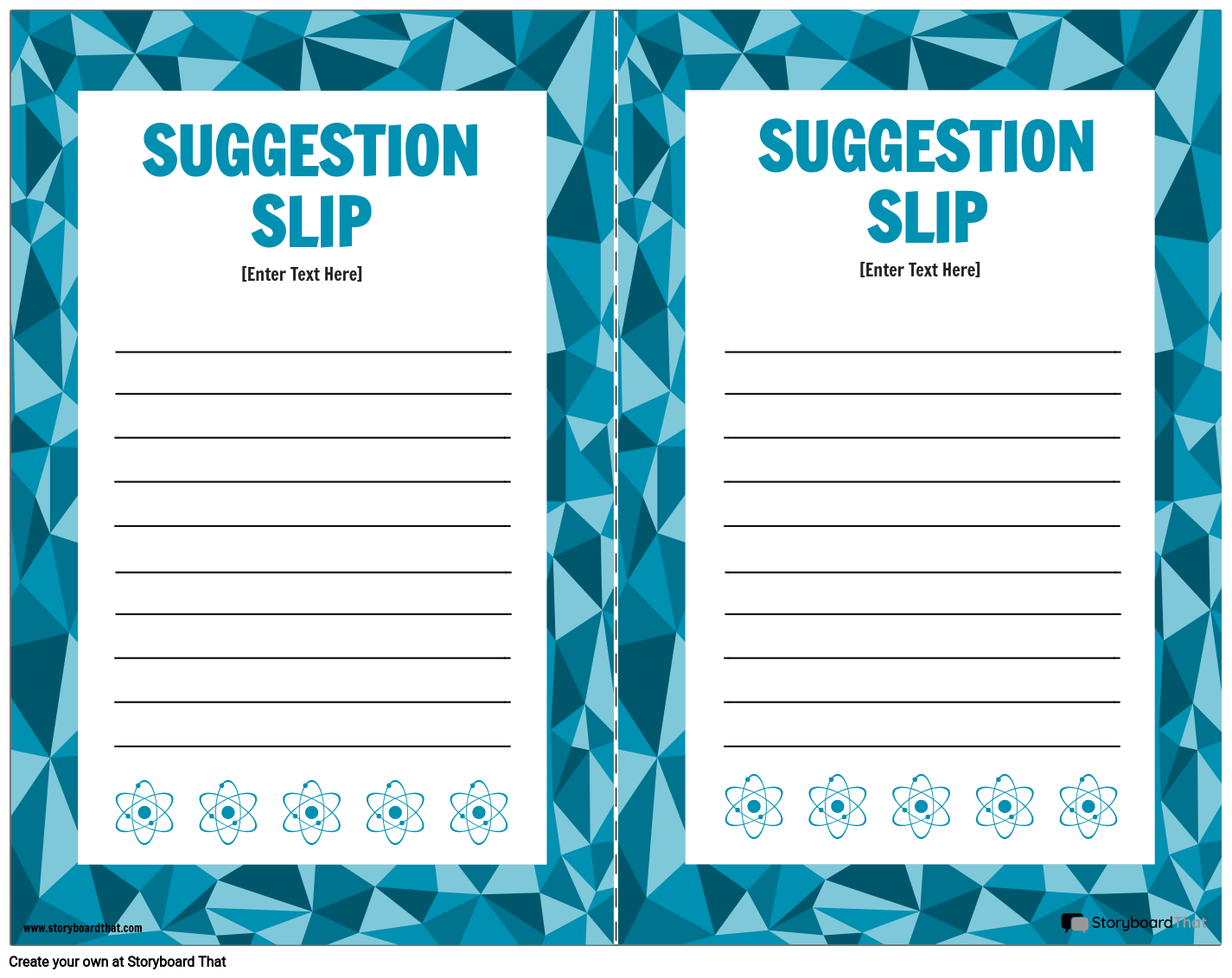 Storyboard That Free Suggestion Box Templates