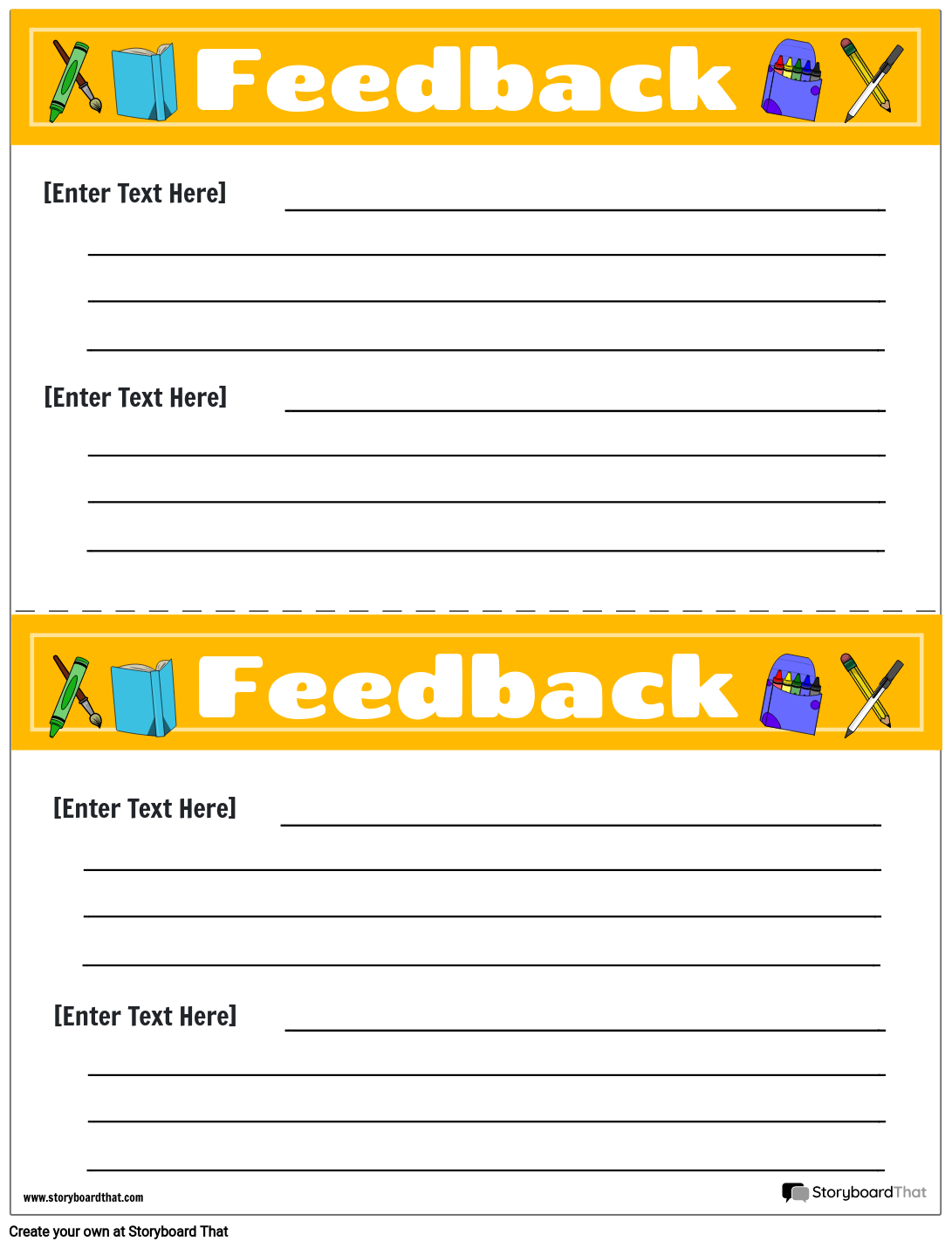 Storyboard That Free Suggestion Box Templates