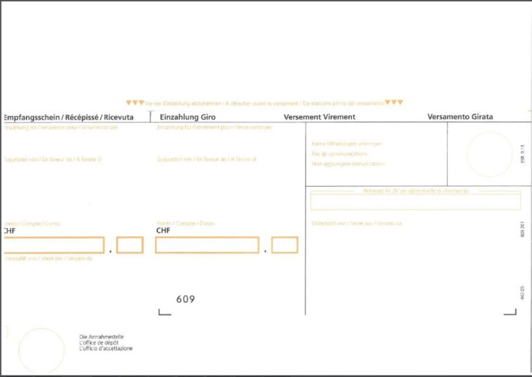 Swiss Orange ISR Payment Slip SAP Community