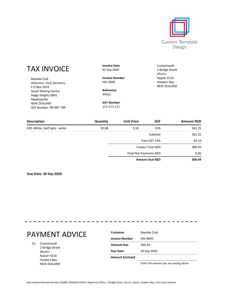 Xero Invoice And Priced Packing Slip